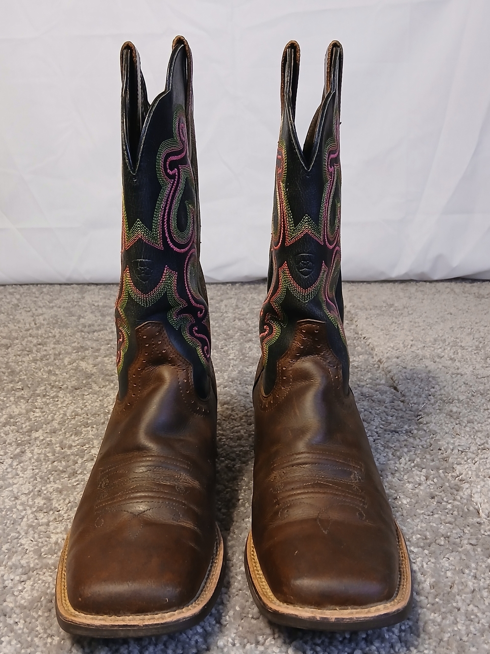 Ariat Women's Quickdraw Western Cowgirl Boots - Size 9B - Picture 2 of 16